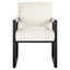 Spisestol Beck hvit chenille Richmond Interiors Spisestol