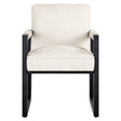 Spisestol Beck hvit chenille Richmond Interiors Spisestol