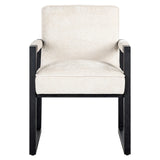Spisestol Beck hvit chenille Richmond Interiors Spisestol