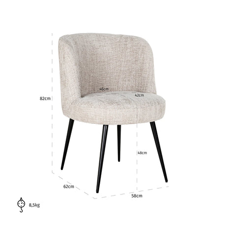 Spisestol Morton natural renegade Richmond Interiors Spisestol