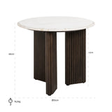 Endebord Mayfield brown 55Ø Richmond Interiors Sidebord