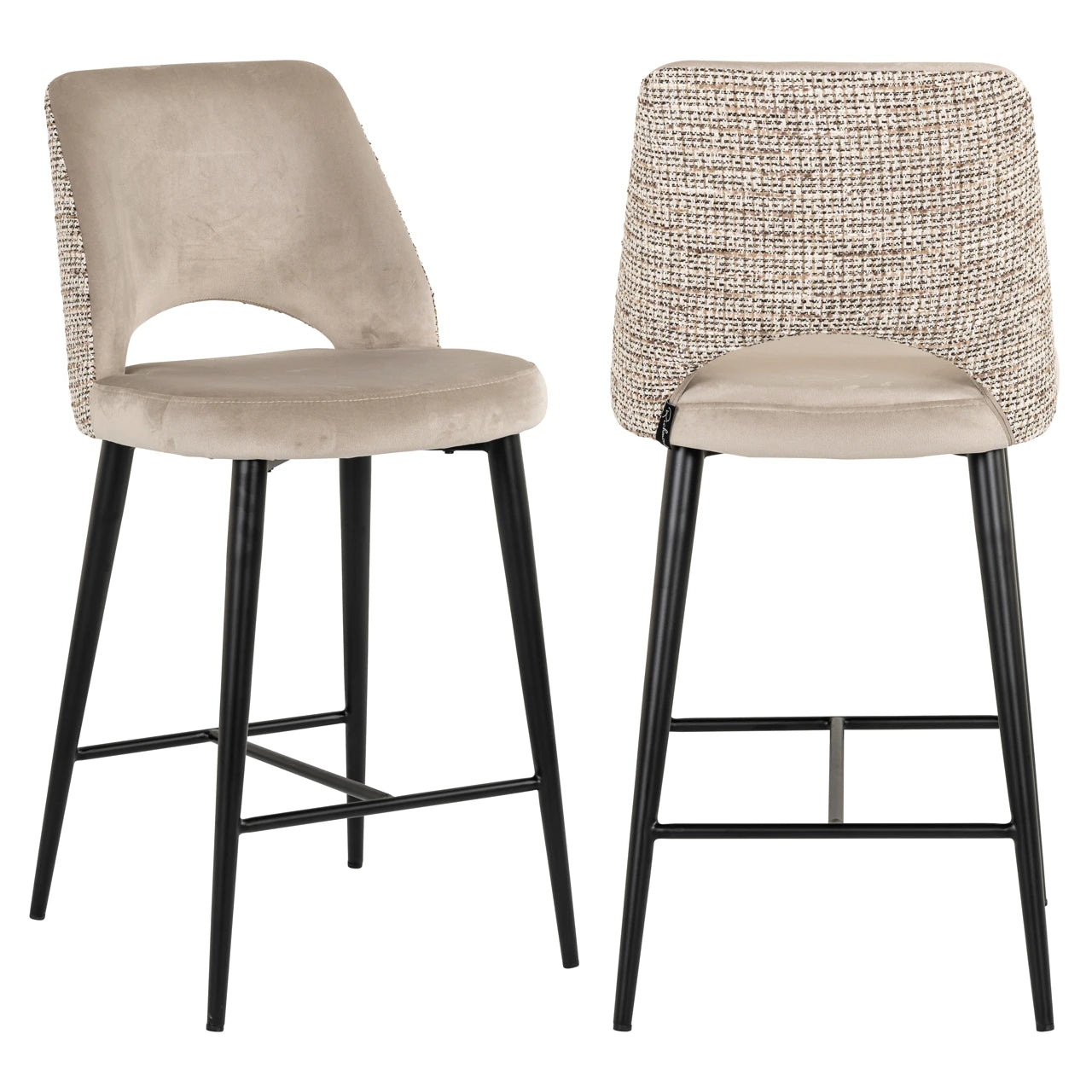 Counterstol Tabitha trendy natur brannhemmende Richmond Interiors Barstol