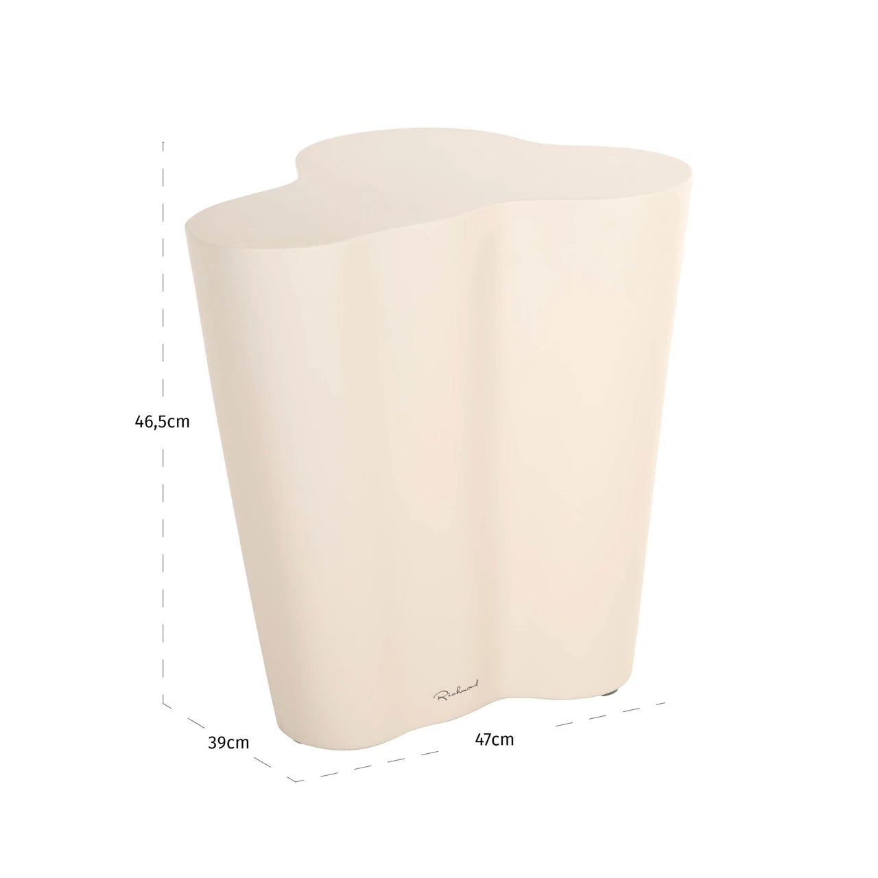 Utendørs sidebord Urban Bloom sandstein Richmond Interiors Sidebord