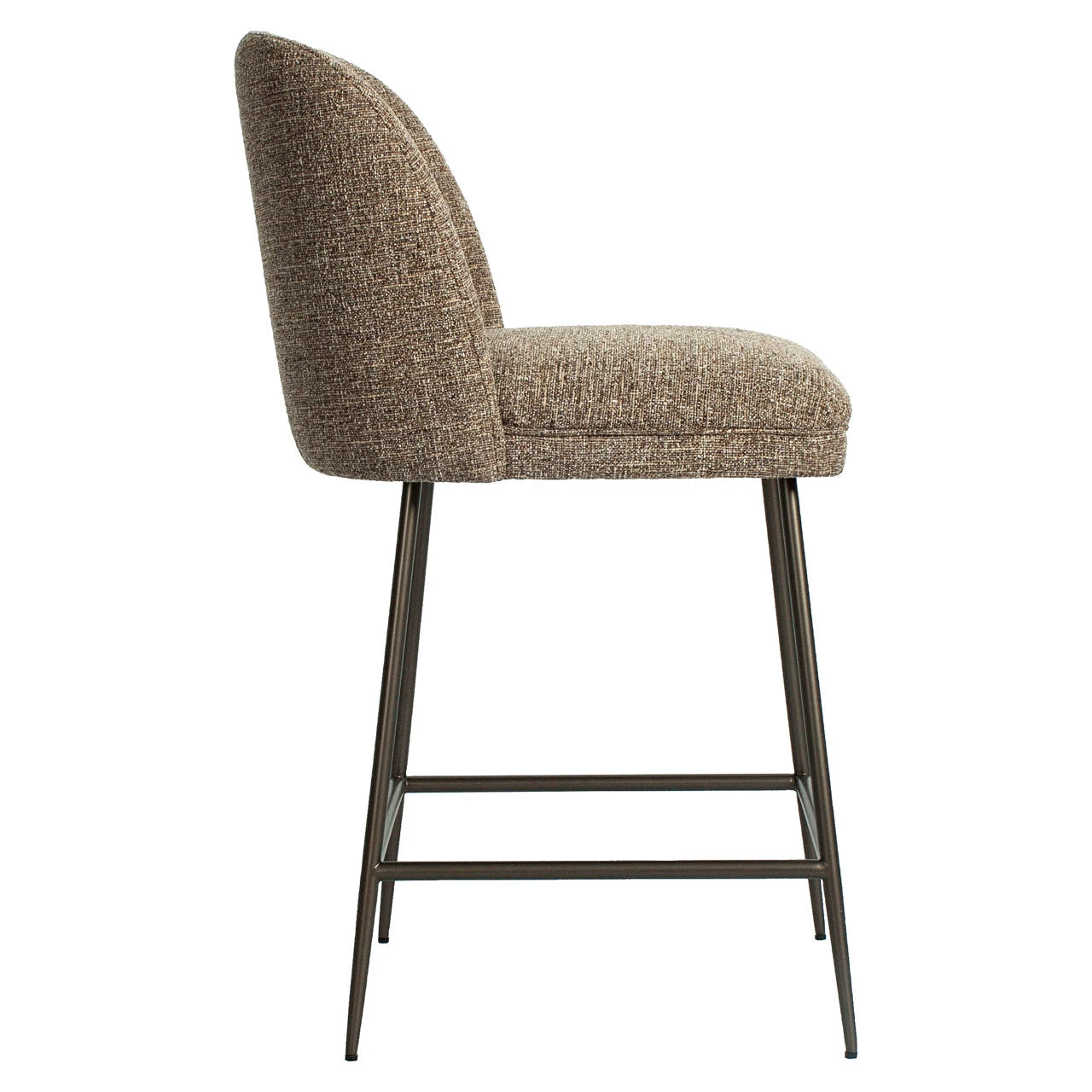 Counter stool Pullitzer brun tweed Richmond Interiors Barstol