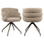 Spisestol Kayla mocca boldvevd svingbar Richmond Interiors Spisestol