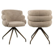 Spisestol Kayla mocca boldvevd svingbar Richmond Interiors Spisestol