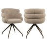 Spisestol Kayla mocca boldvevd svingbar Richmond Interiors Spisestol