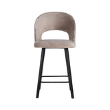 krakk Savoy i khakifarget fløyel Richmond Interiors Barstol