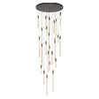 lysekrone Crosley svart/gull Richmond Interiors Taklampe