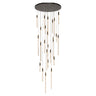 lysekrone Crosley svart/gull Richmond Interiors Taklampe