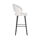 Barstol Savoy hvit bouclé Richmond Interiors Barstol