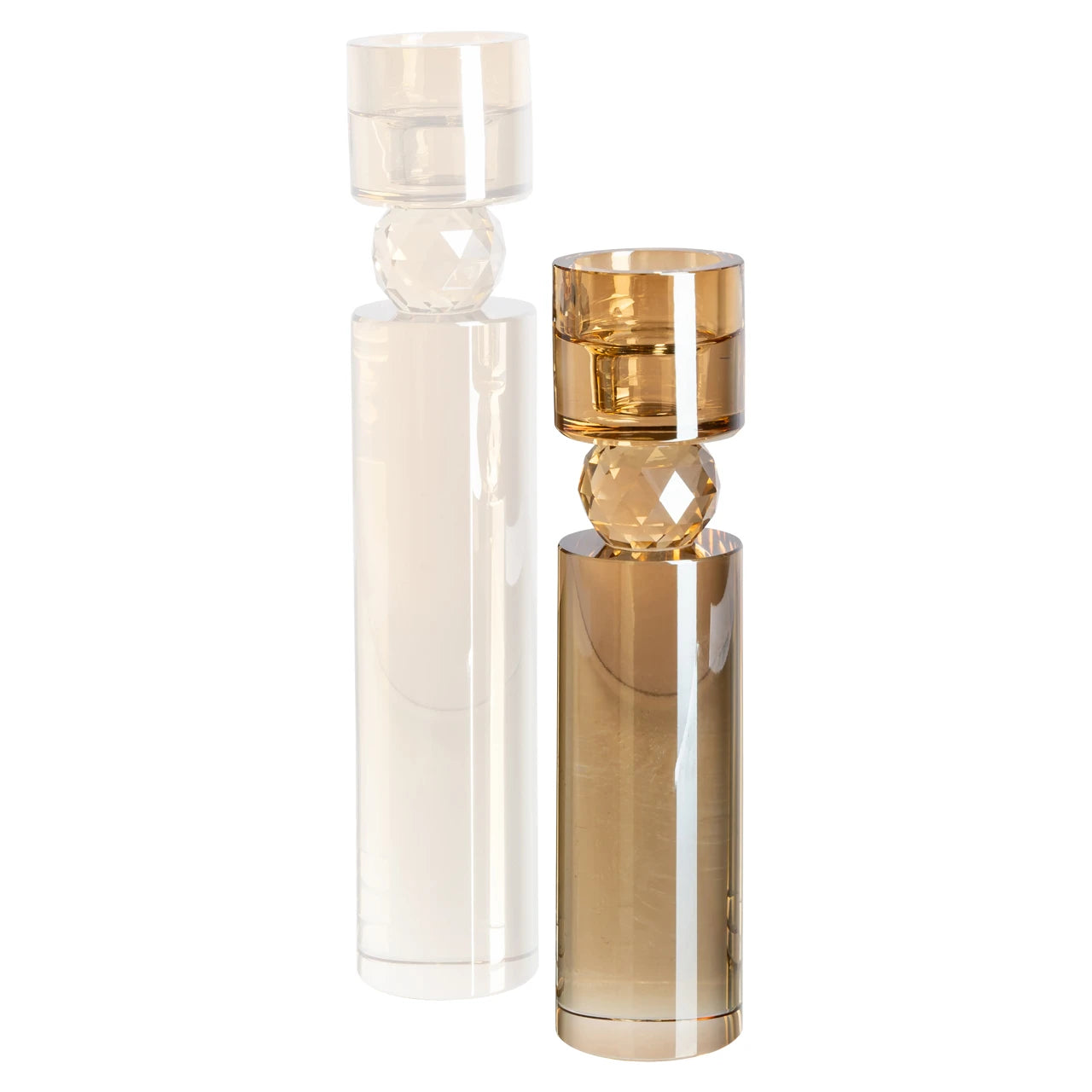 Lysestake Piper Champagne liten Richmond Interiors Lysestake