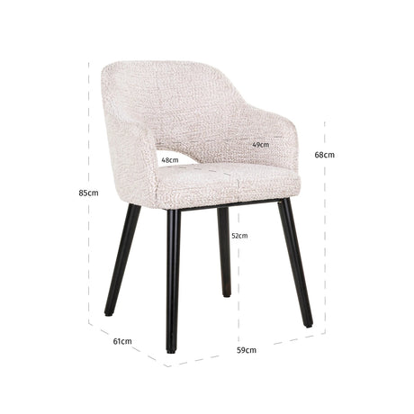 Spise stol Gianna tilpasset Richmond Interiors Spisestol