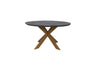 Spisebord Blackbone Brass svart rustikk 140Ø Richmond Interiors Spisebord
