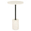 Endebord Misty svart/hvitt 30Ø Richmond Interiors Sidebord
