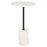 Endebord Misty svart/hvitt 30Ø Richmond Interiors Sidebord