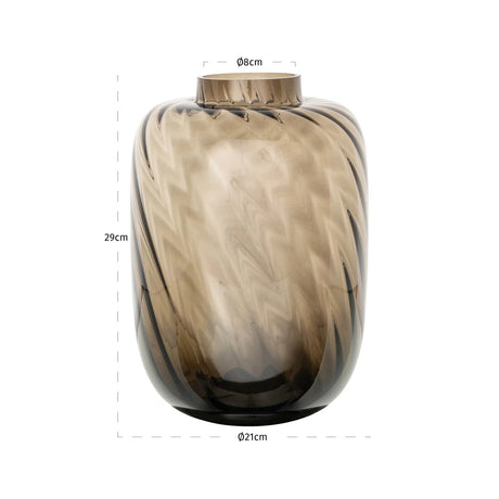 Vase Elora brun liten Richmond Interiors Vase