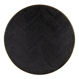 Salongbord Blackbone Gold svart rustikk sett med 2 Richmond Interiors Sofabord