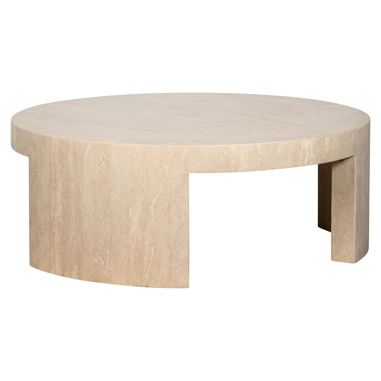 Salongbord Alexander Jones beige rundt Biltmore Richmond Interiors Sofabord
