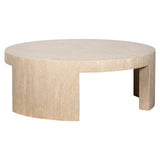 Salongbord Alexander Jones beige rundt Biltmore Richmond Interiors Sofabord