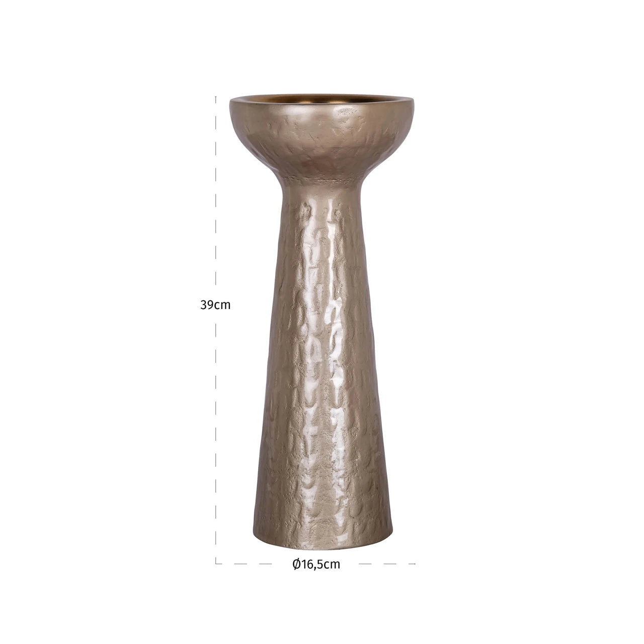 Lysestake Juana beige liten Richmond Interiors Lysestake