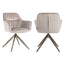 Spisestol Aline khaki fløyel svingbar flammehemmende Richmond Interiors Spisestol