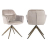 Spisestol Aline khaki fløyel svingbar flammehemmende Richmond Interiors Spisestol