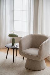 Sofa stol Shoreham i beige stoff, roterbar Rowico Sofa chairs