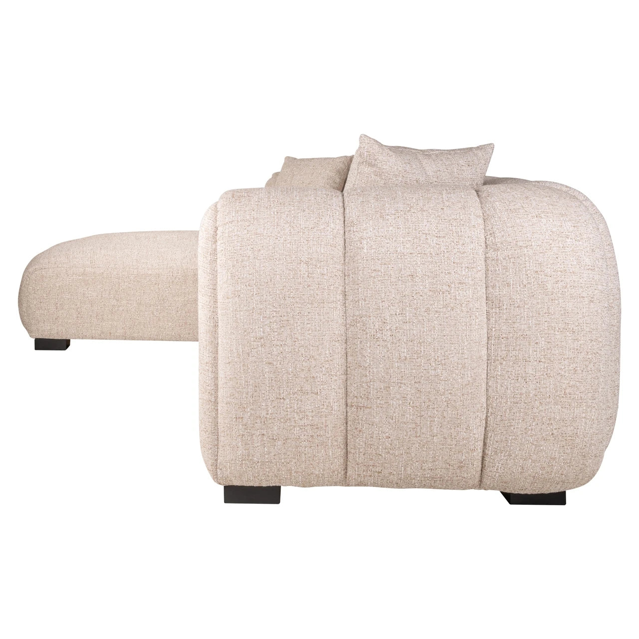 Sofa Novaro krem tweed lounge venstre flammehemmende Richmond Interiors Sofa