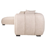 Sofa Novaro krem tweed lounge venstre flammehemmende Richmond Interiors Sofa