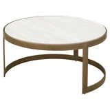 Salongbord Tivoli hvit sett med 2 Richmond Interiors Sofabord