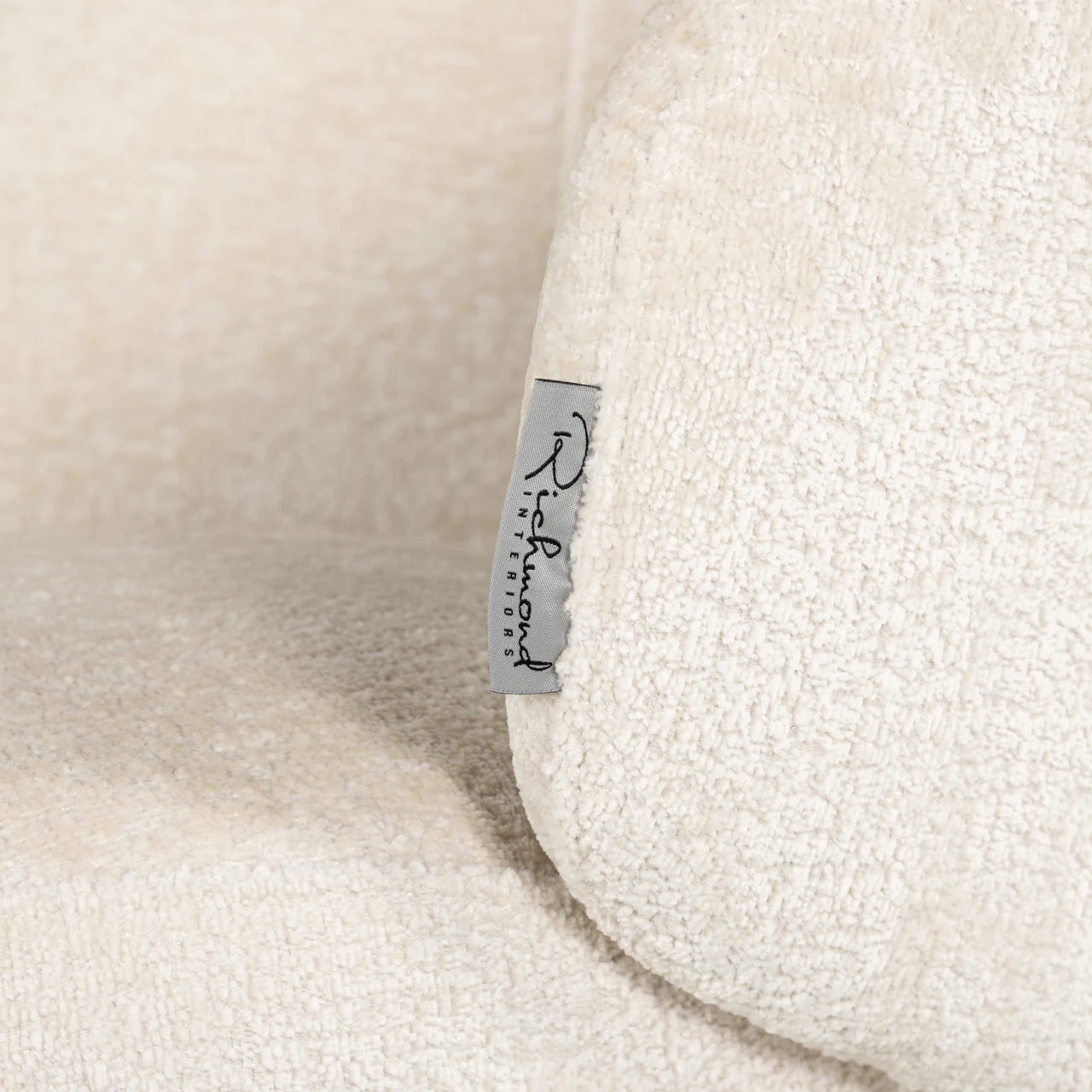 Spisestol Amphara FR hvit chenille flammehemmende Richmond Interiors Spisestol