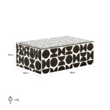 Oppbevaringsboks Vivian svart stor Richmond Interiors Oppbevaring