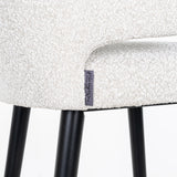 Barstol Indigo hvit bouclé Richmond Interiors Barstol