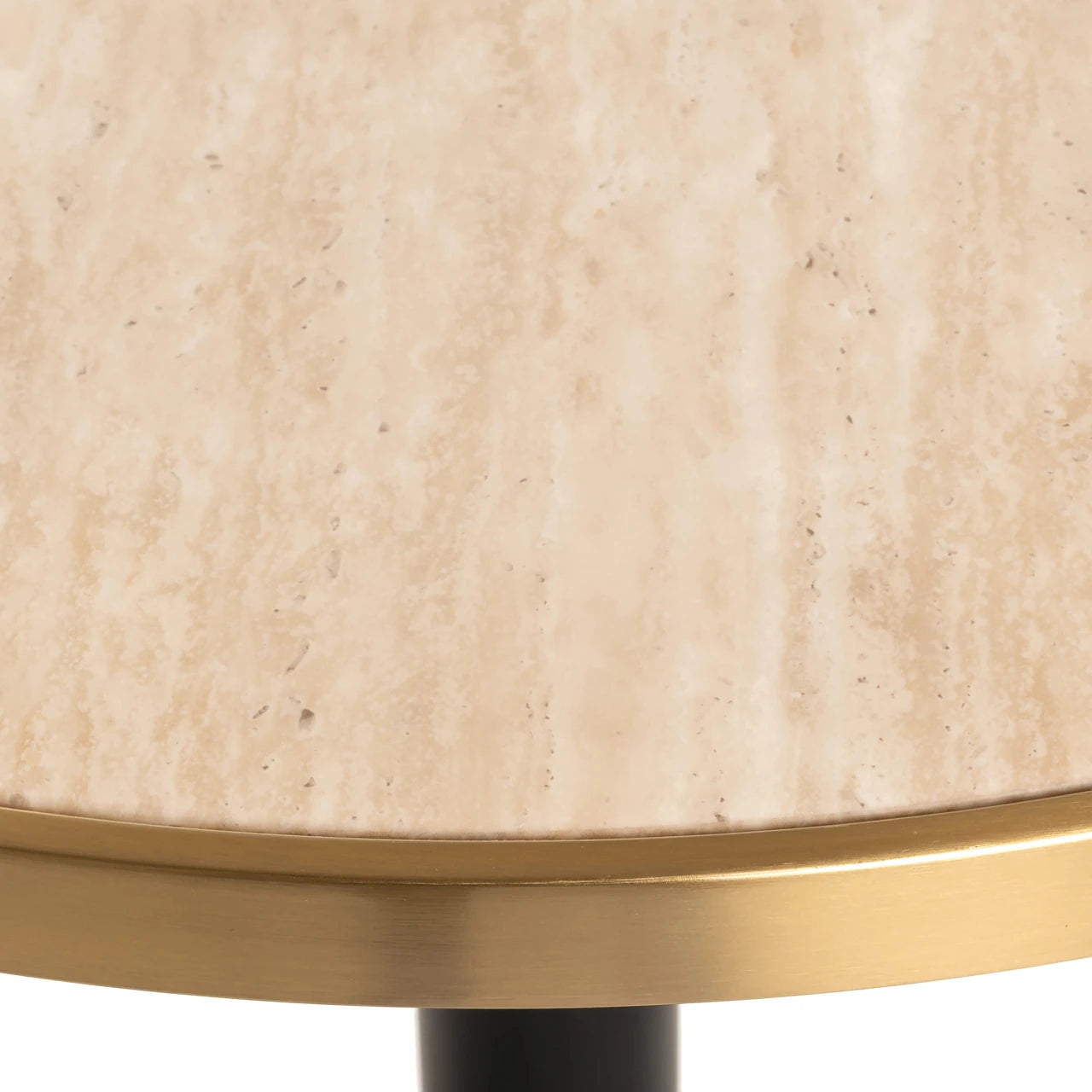 Bistrobord Brazza beige 80Ø Richmond Interiors Bordlampe