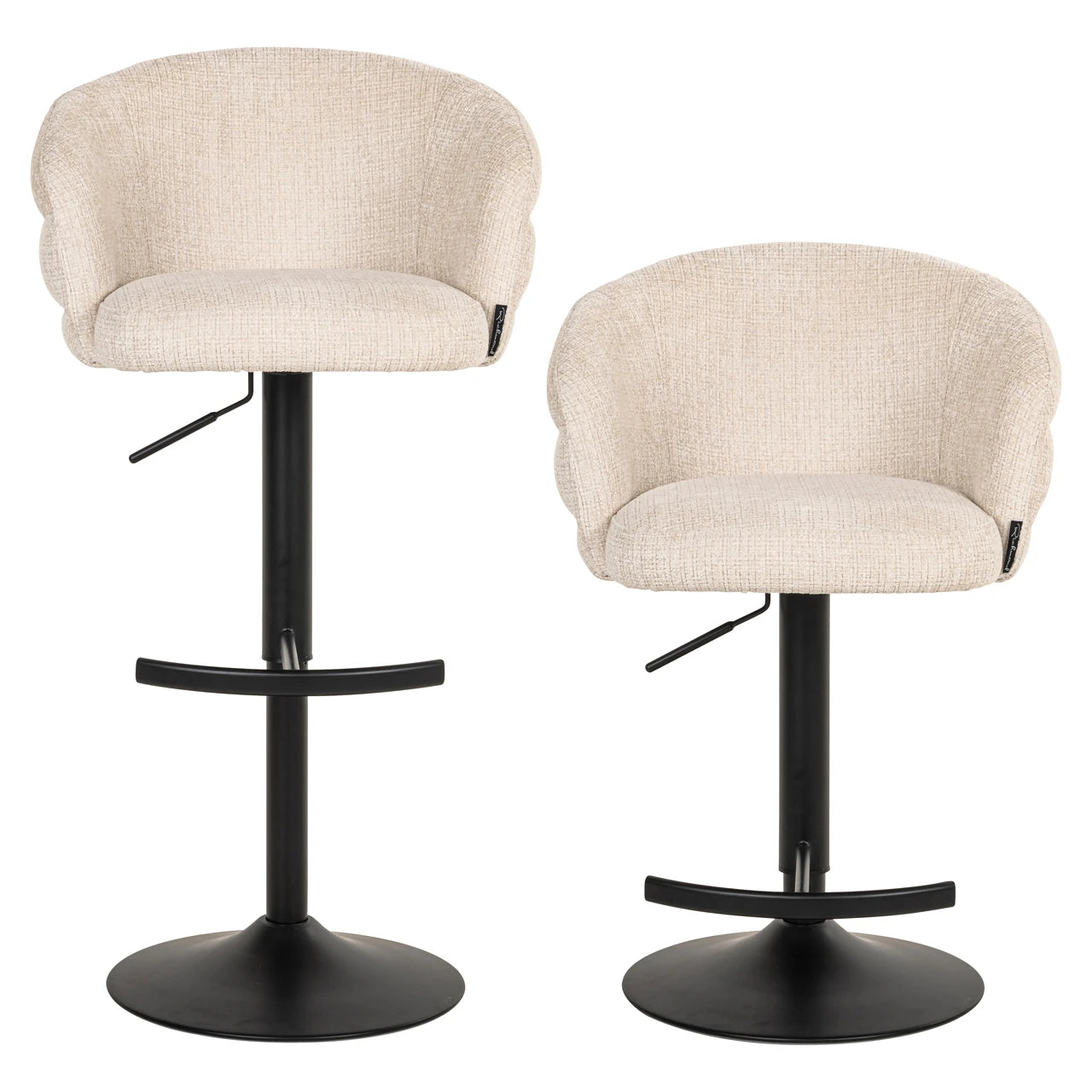 Bar stool Nikki niagara beige svingbar brannhemmende Richmond Interiors Barstol