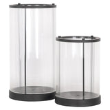 Hurricane lys Dayene svart stor Richmond Interiors Lanterne og lysglass