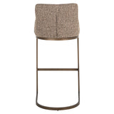 Barkrakk Bolton brun tweed Sett med 2 Richmond Interiors Barstol