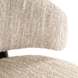 Lounge chair Ornella beige angora Richmond Interiors Lenestol