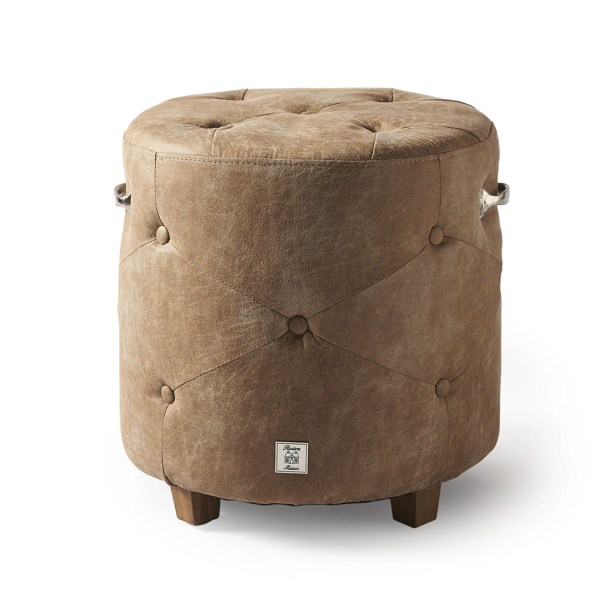 Bowery Footstool Riviera Maison Pall
