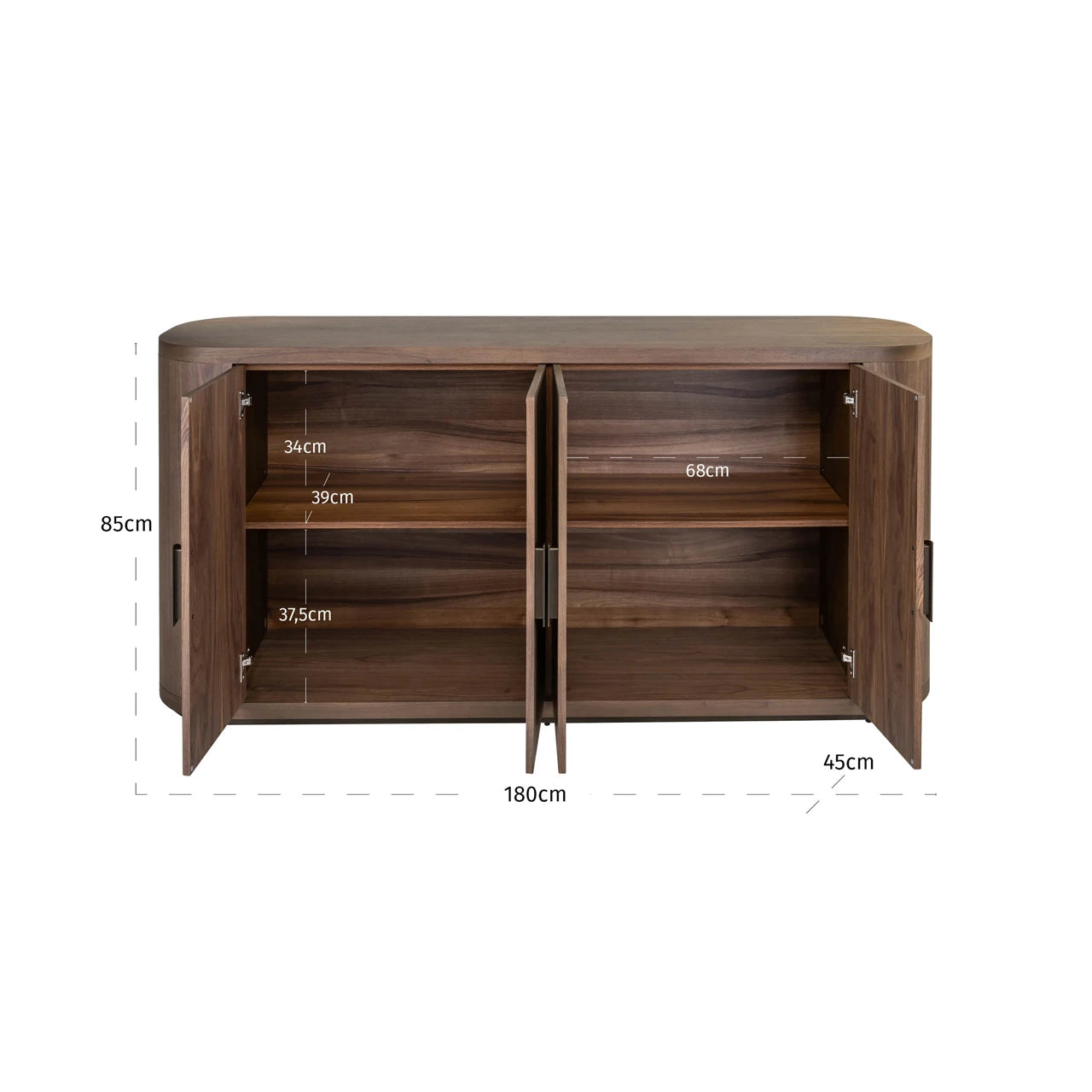 Sideboard Windsor valnøtt Richmond Interiors Skjenk