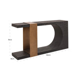 Konsoll Alexander Jones svart/gull Bazel Richmond Interiors Konsollbord