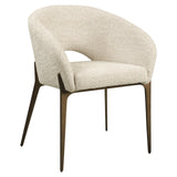 Spisestol Kenzi natural linear brannhemmende Richmond Interiors Spisestol