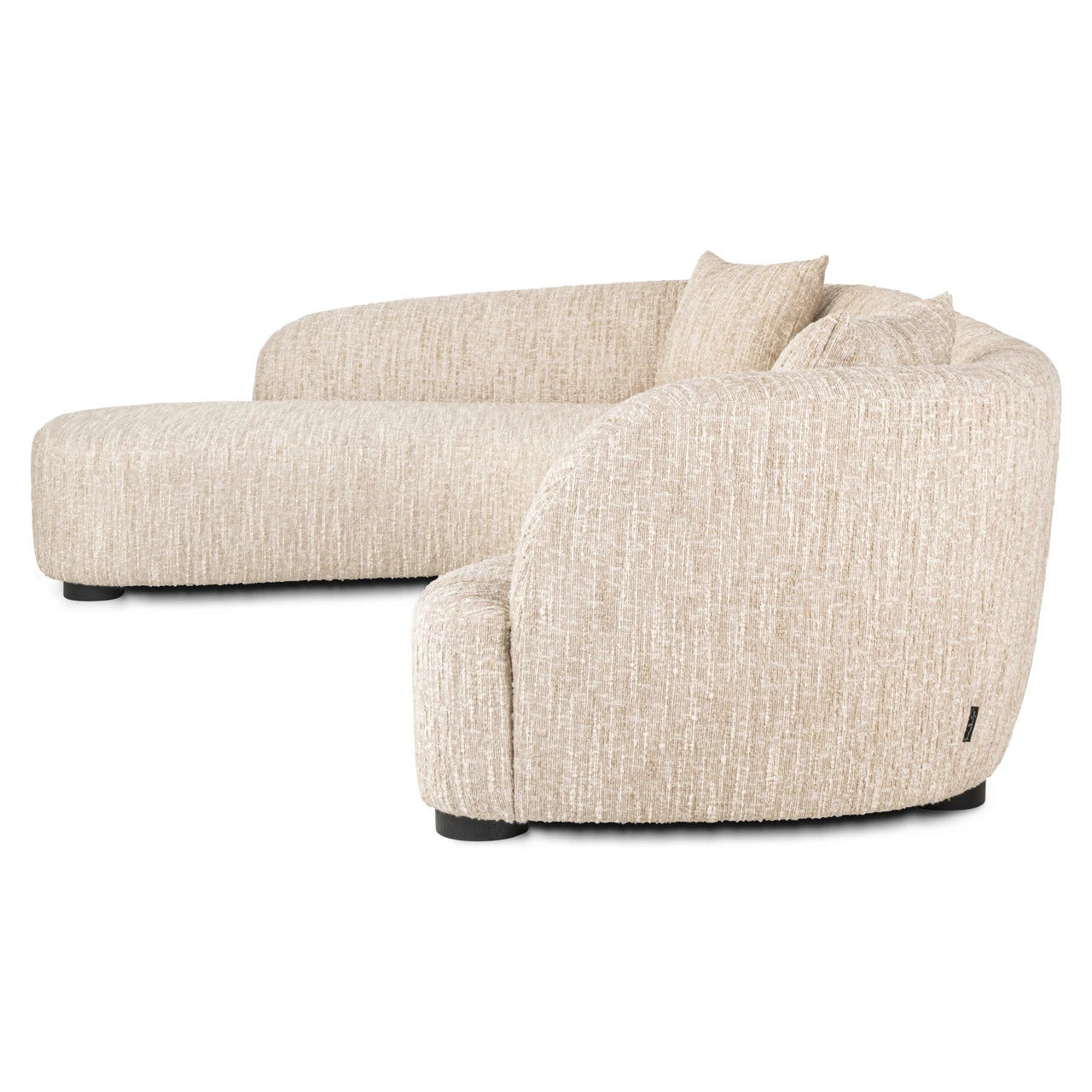 Sofa Pandora beige angora lounge left Richmond Interiors Sofa