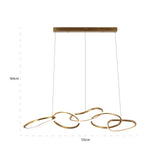 Chandelier Flyn børstet gull Richmond Interiors Taklampe