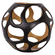 Hurricane light Alysia brown large Richmond Interiors Lanterne og lysglass