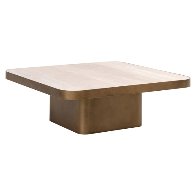 Salongbord Claridge beige 90x90 cumulus Richmond Interiors Sofabord