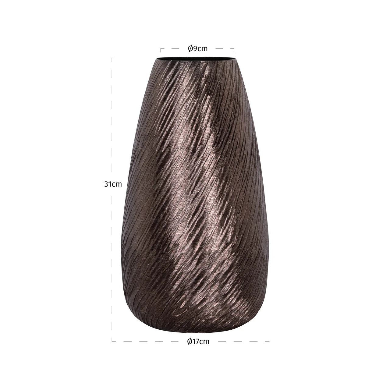 Vase Rizzo bronse Richmond Interiors Vase
