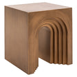 Endebord Vevey børstet gull Richmond Interiors Sidebord