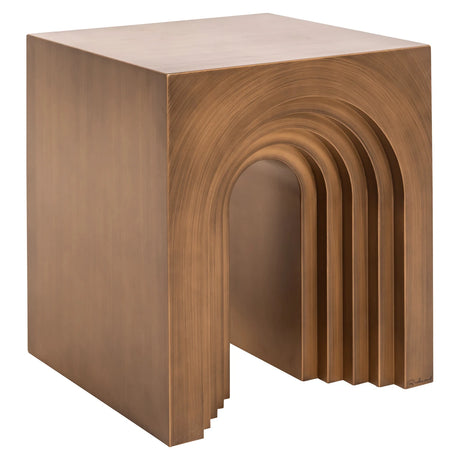 Endebord Vevey børstet gull Richmond Interiors Sidebord